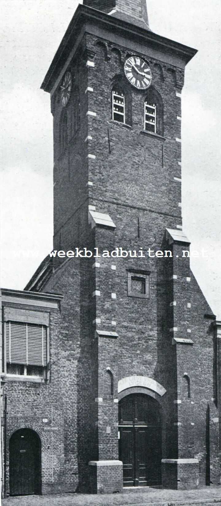 Oudheden te Breda. De toren der St. Joostkapel te Breda