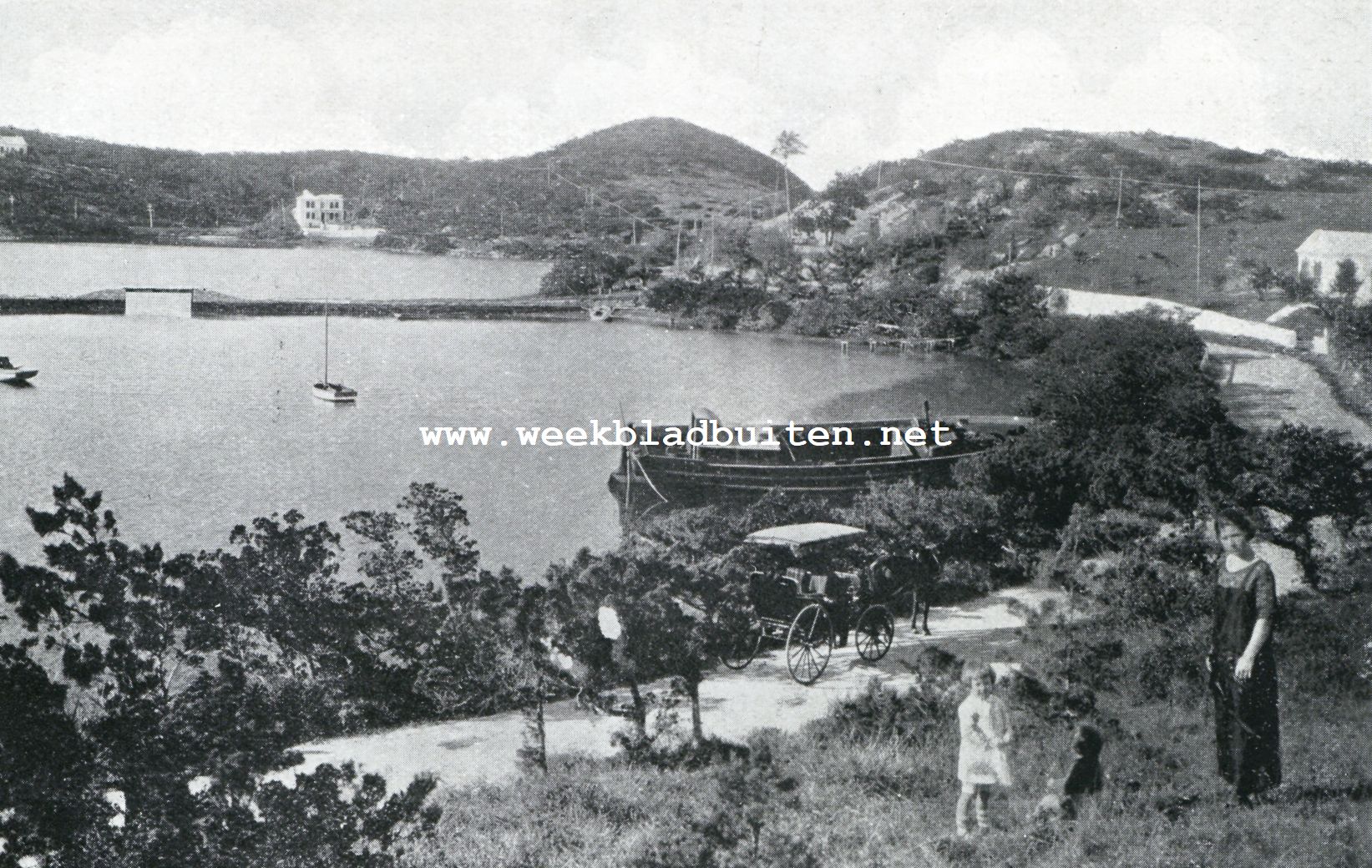 De Bermuda-Eilanden. Aan de Carabische Zee