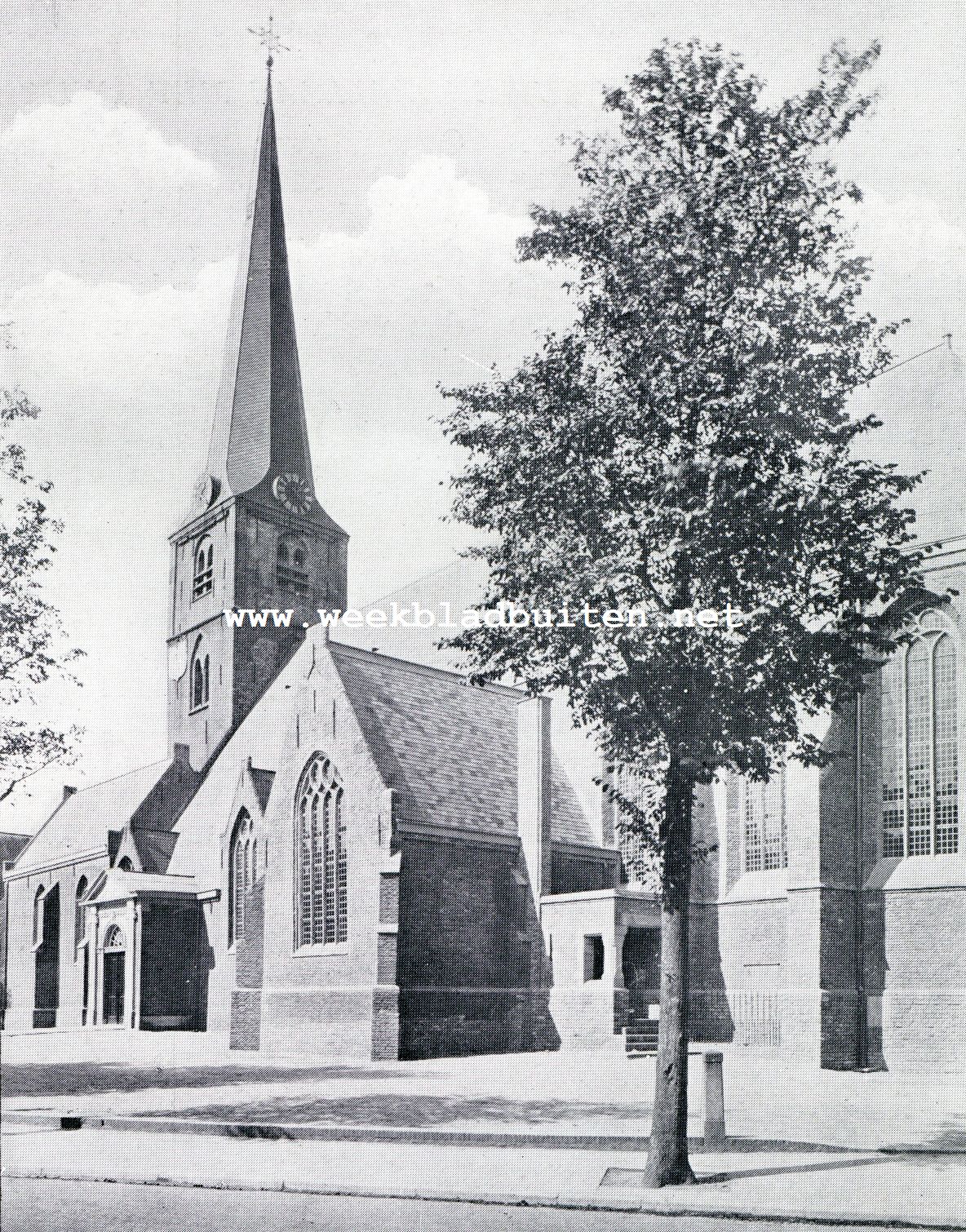 Rijswijk bij Den Haag. De Hervormde Kerk te Rijswijk, gezien uit het Zuidoosten