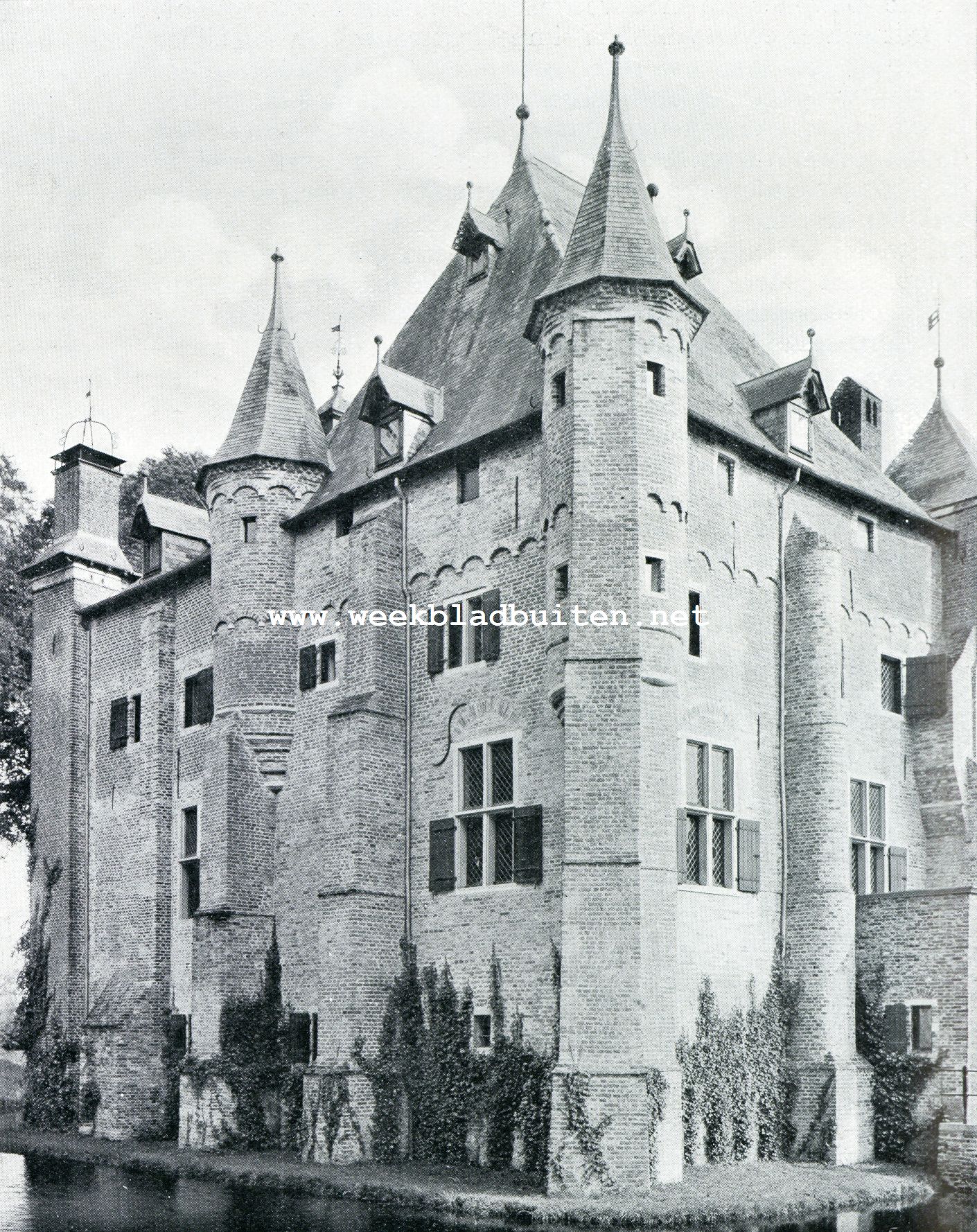 De Rune van Asten. Een der drie kasteelen van Peelland. Het kasteel te Deurne