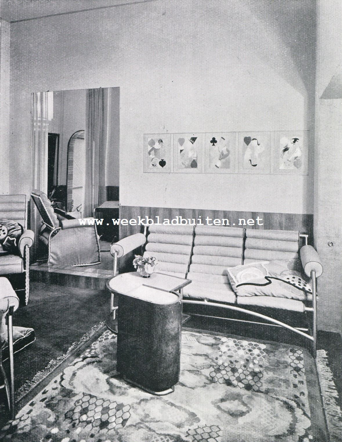 De moderne Fransch kunstnijverheid. Boudoir van Maurice Matet