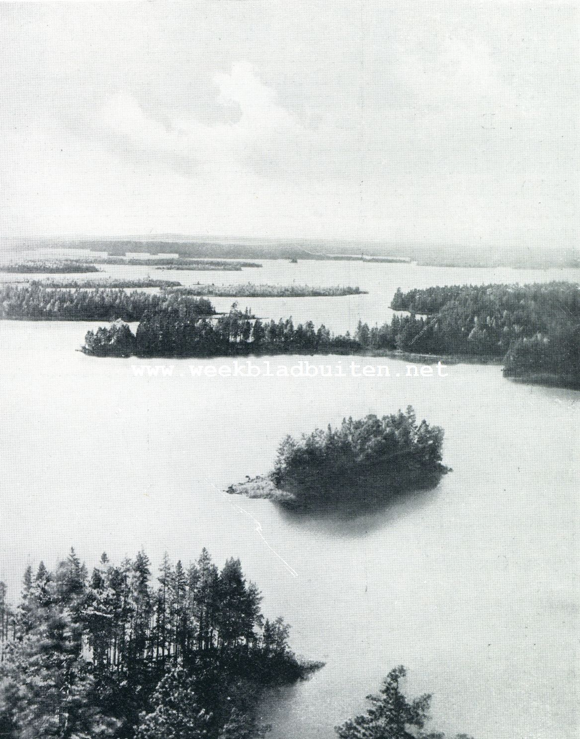 Finland. De Kallavesi-eilanden bij Kuopio