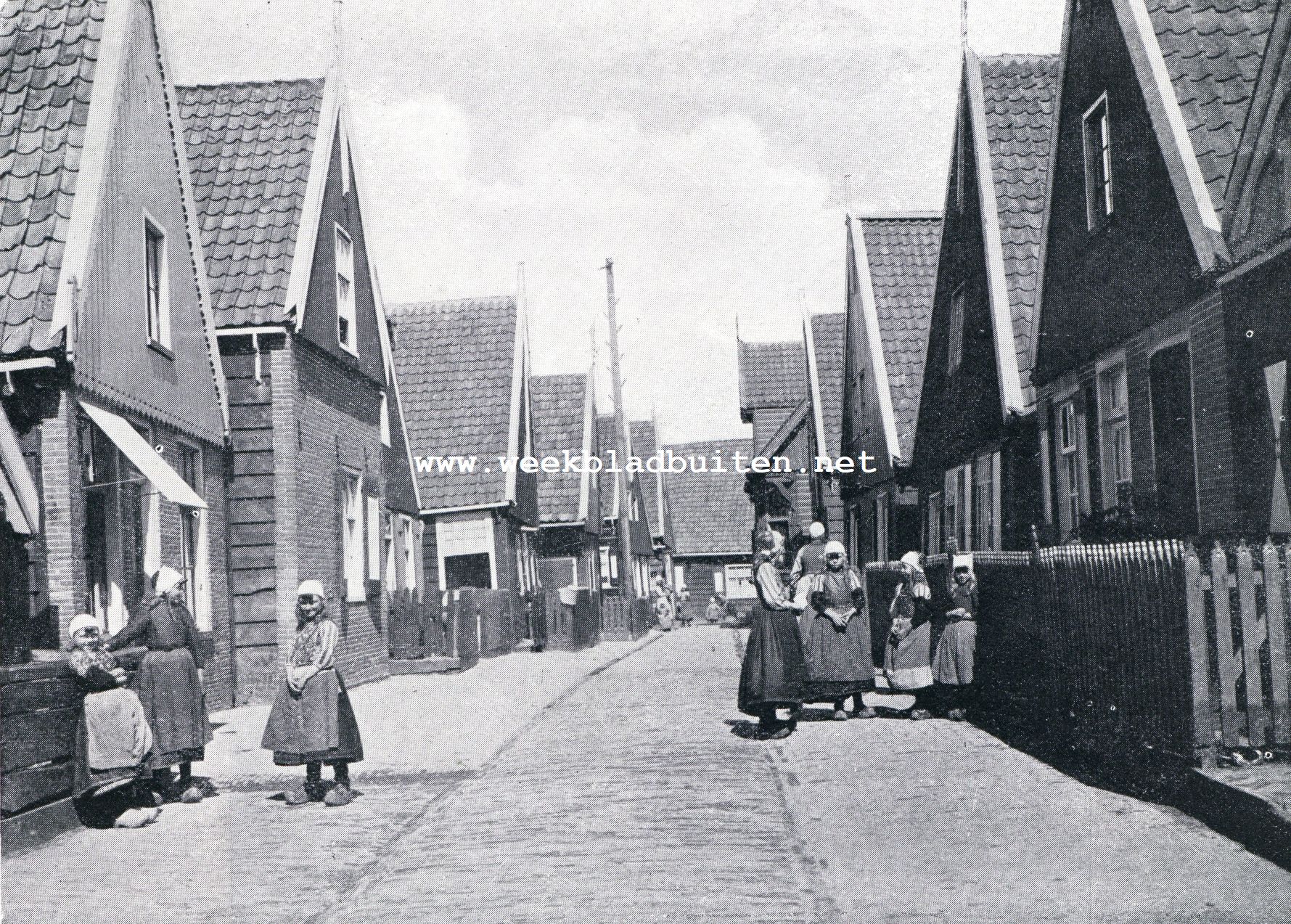 Marken. Een buurtje op Marken