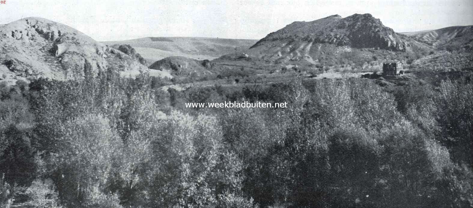 Het moderne Turkije. Anatolisch landschap in de omgeving van Ankara