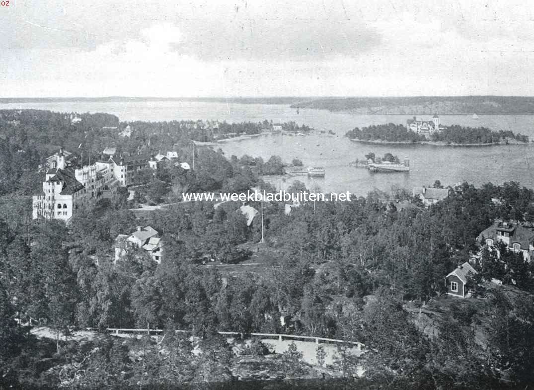 Stockholm. De badplaats Sallsjbaden bij Stockholm