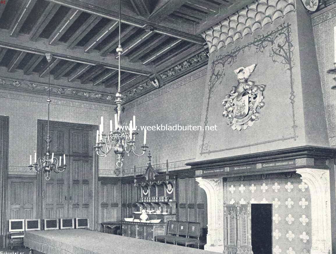 De eetzaal van de Onze-Lieve-Vrouwe-Broederschap te 's Hertogenbosch
