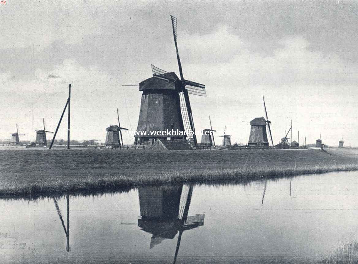 Molens aan de Noorderring van de Schermer, grootendeels thans verdwenen