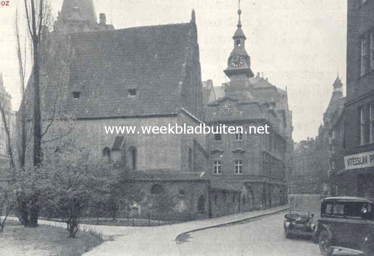 Het stadhuis in het ghetto te Praag