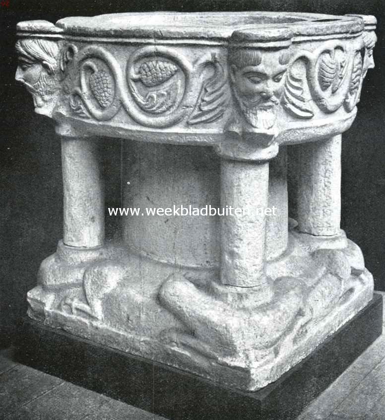 Romaansch doopvont te Linne (L.)