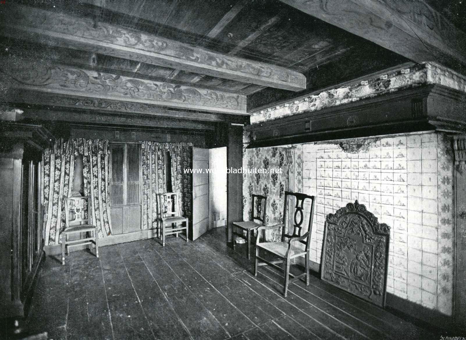 In Overijsels Noordwest-Hoek. De opkamer in het Schultehuis te Wanneperveen